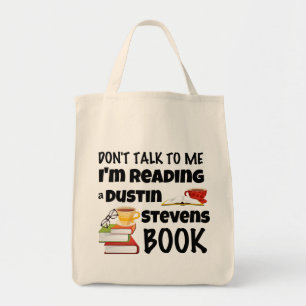 Prata inte att jag läser en Dustin Stevens Bok Tygkasse