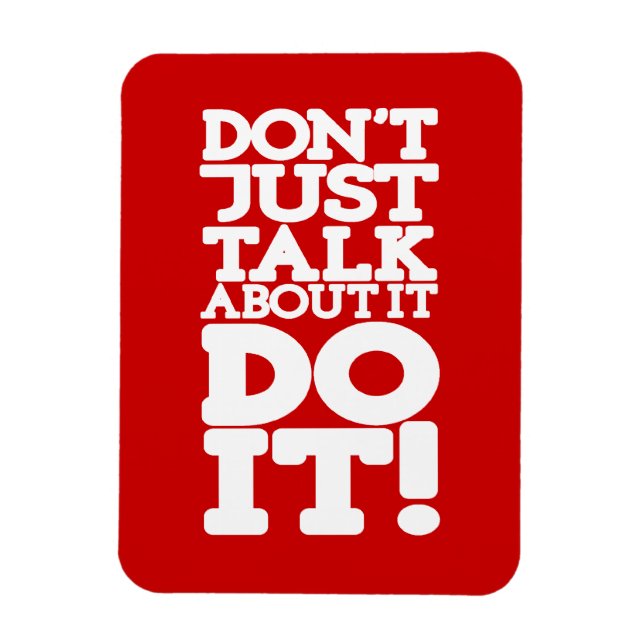 Prata inte bara om den röda och vita magneten magnet (Vertikal)