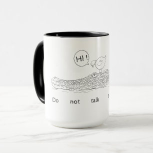 Prata inte med främlingar mugg