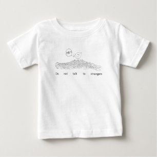Prata inte med främlingar t shirt