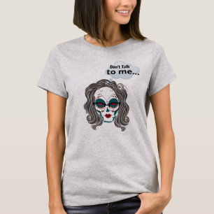 Prata inte med mig Funny Indian Desi Spat Satire T Shirt