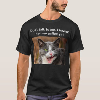 "Prata inte med mig.." Lustigt att skjorta. T Shirt