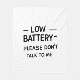 Prata inte med mig - Lustigt Sarcas Fleecefilt