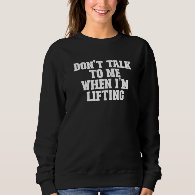 Prata inte med mig när jag lyfter t shirt (Framsida)