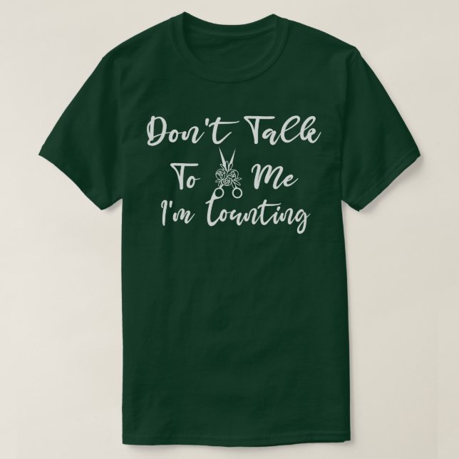 Prata inte med mig om att räkna saxar Ro T Shirt (Design framsida)