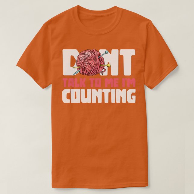 Prata inte med mig om att räkna sjöstress t shirt (Design framsida)