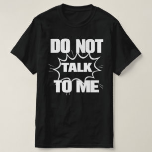 PRATA INTE MED MIG Roligt Retro Serieteckning Expl T Shirt