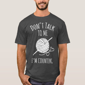 Prata inte räknare för Crochet TShirt Crocheting T Shirt