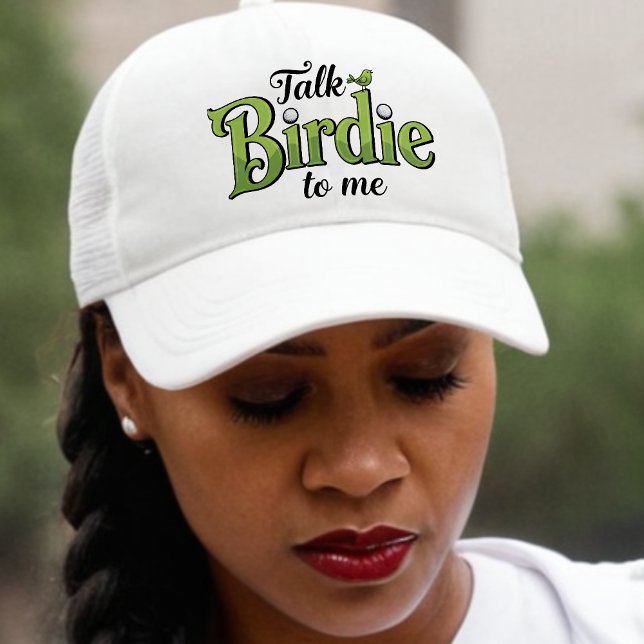 Prata med Birdie till mig Funny Golf Keps (Talk Birdie to Me Funny Trucker Hat
)