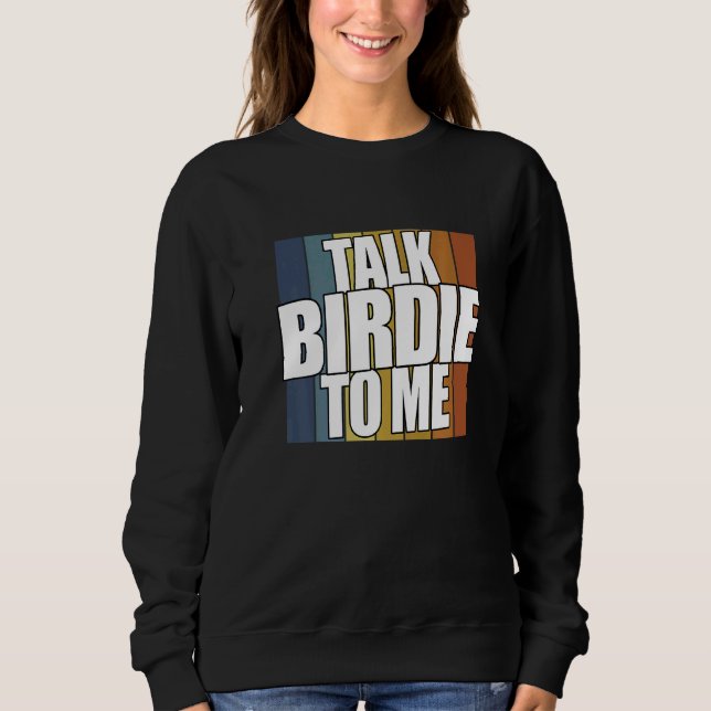 Prata med Birdie till mig Golf Player T Shirt (Framsida)