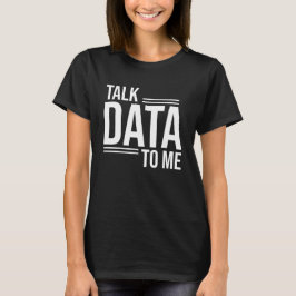 Prata med data till mig Coola Computer Science Ana T Shirt