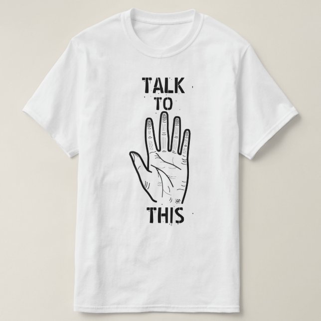 Prata med det här! tee (Design framsida)