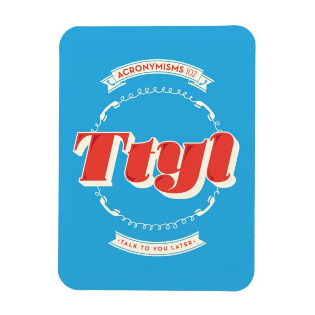 Prata med dig senare magnet (Vertikal)