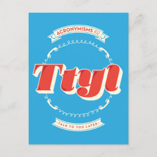 Prata med dig senare vykort