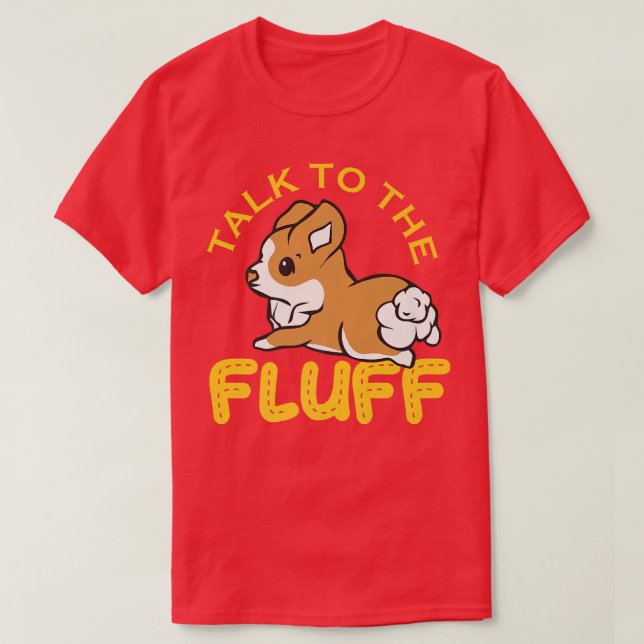 Prata med Fluff, Corgi-gåvor, Dam Man D T Shirt (Design framsida)