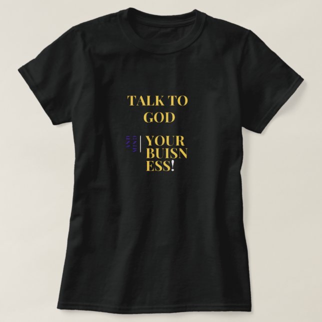 prata med Gud  t-shirts (Design framsida)