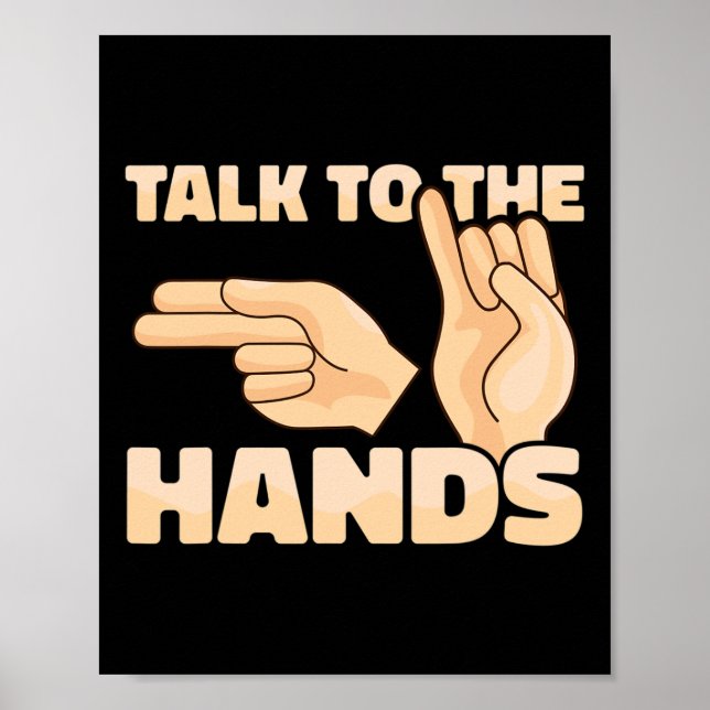 Prata med Händer Amerikanska teckenspråk 2 Poster (Framsidan)