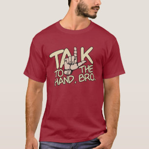 Prata med handskjortan - välj stil, färg t shirt