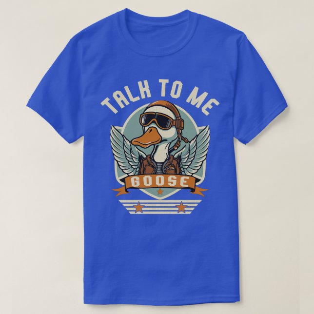 Prata med mig Goose T Shirt (Design framsida)