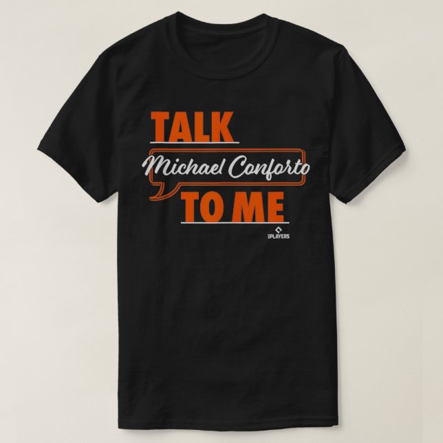 Prata med mig Michael Conforto T Shirt (Design framsida)