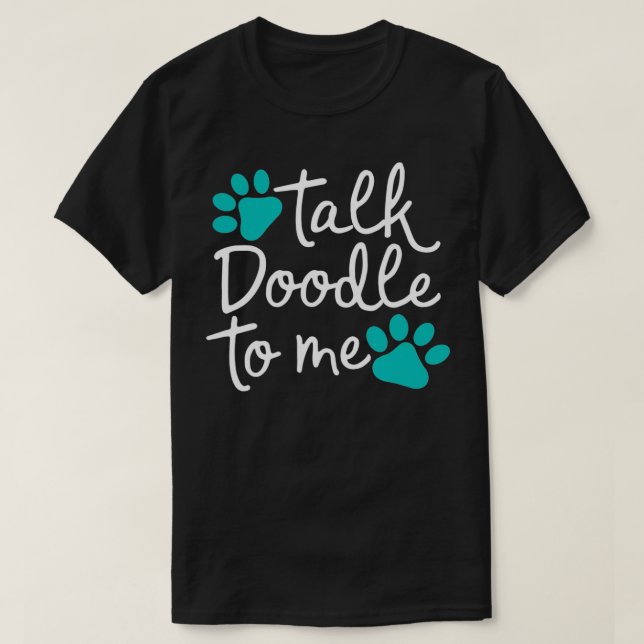 Prata med mig om Goldendle Labradle GIft T Shirt (Design framsida)