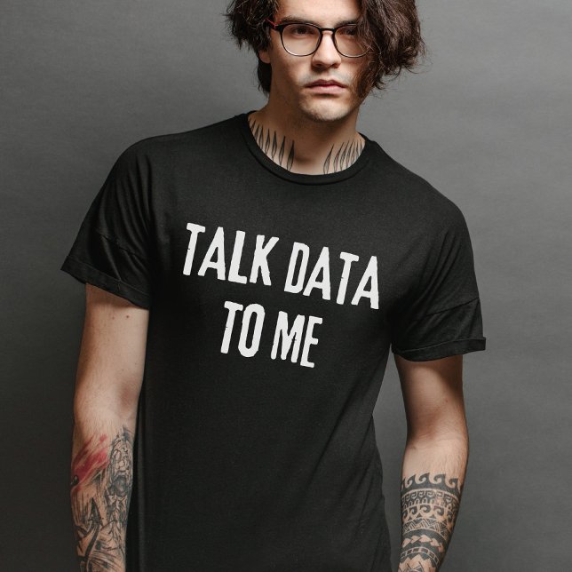 Prata med mig - Statistik och datateknik T Shirt (Skapare uppladdad)