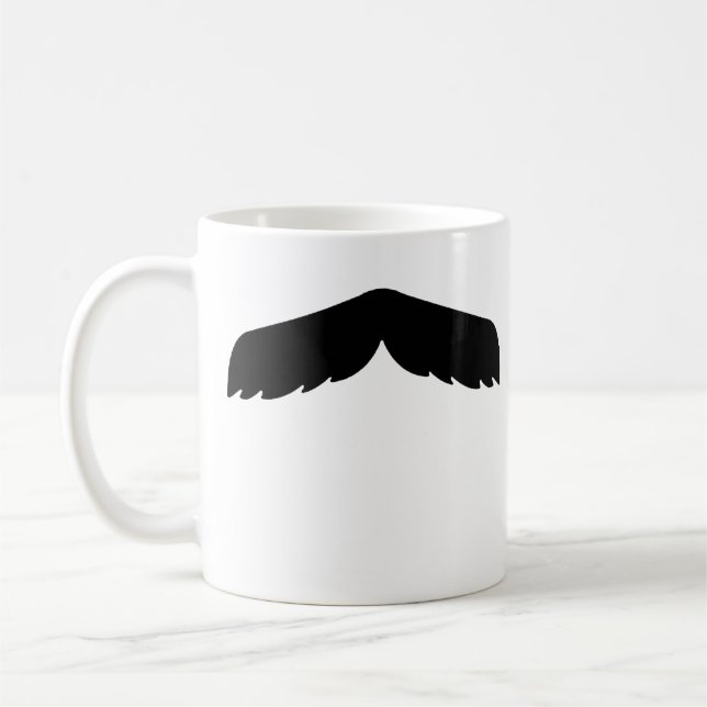 Prata med Mustache - Mugg (Vänster)