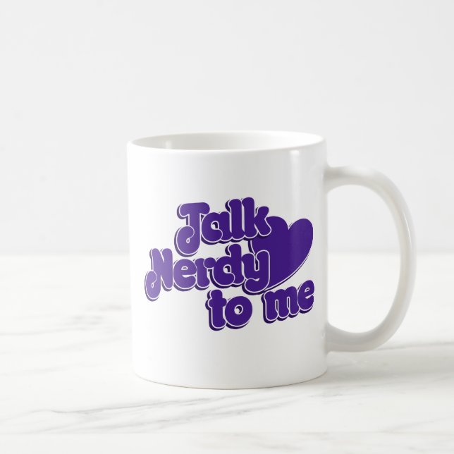 Prata med Nerdy till mig Kaffemugg (Höger)