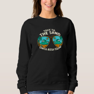 Prata med Sand Santa Rosa Island Summer Florida T Shirt