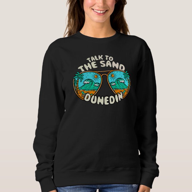 Prata med Sand Summer Florida Tropical Beach T Shirt (Framsida)