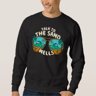 Prata med Sand Wells Sommar Sommar Maine Tropical Lång Ärmad Tröja