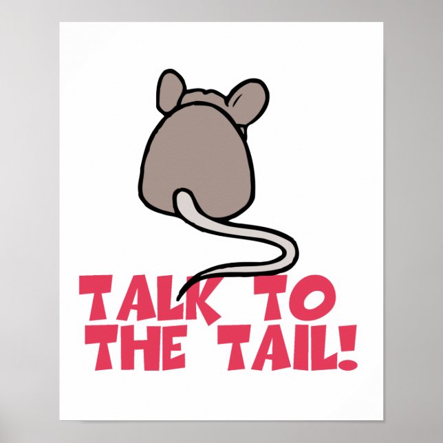 Prata med Svan Mouse Poster (Framsidan)