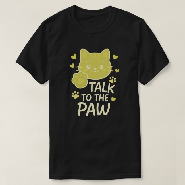 Prata med tass t shirt (Design framsida)