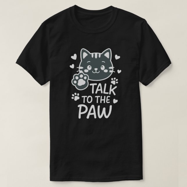 Prata med tass t shirt (Design framsida)