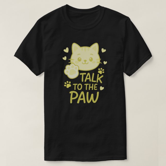 Prata med tass t shirt (Design framsida)