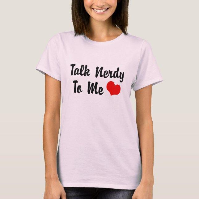 Prata nervös med mig t-shirt (Framsida)