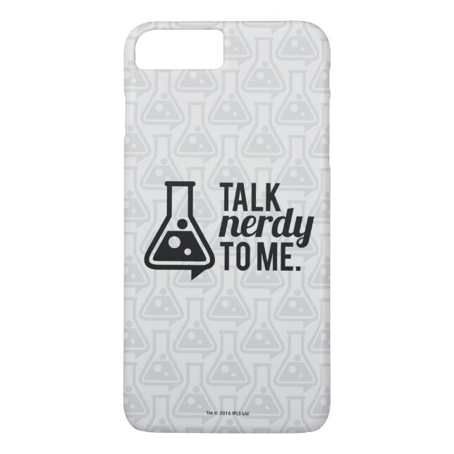 Prata nördigt Case-Mate iPhone skal (Baksida)