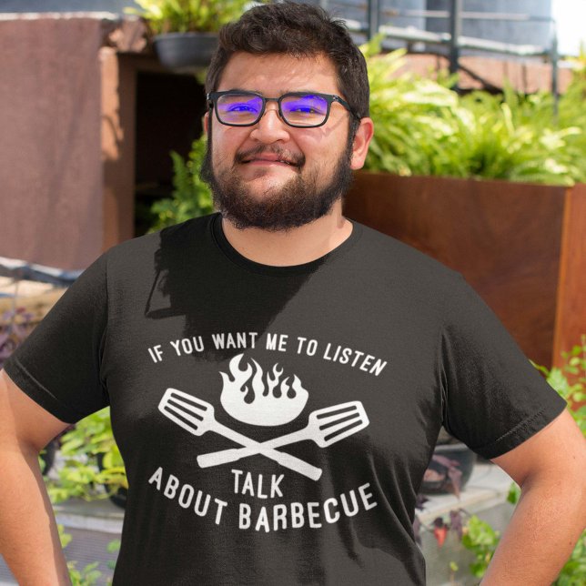 Prata om Barbecue T Shirt (bbq shirt)