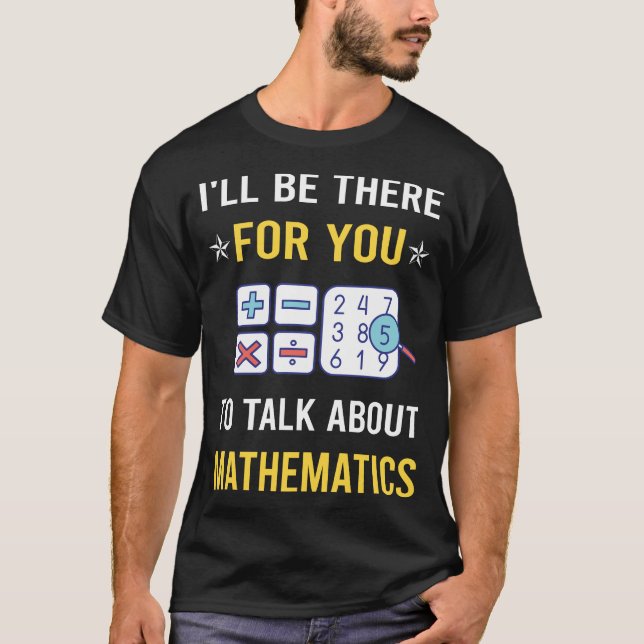 Prata om matematik Matematik Maths T Shirt (Framsida)