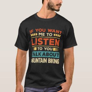 Prata om mountainbiking t shirt