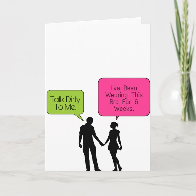 Prata smutsigt med mig... helgkort (Framsida)