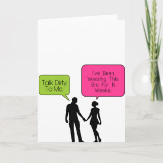 Prata smutsigt med mig... helgkort