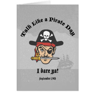 Prata som en pirat Dag! Hälsningskort