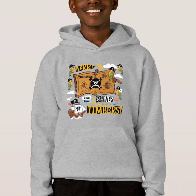 Prata som en pirat dag t shirt (Framsida)