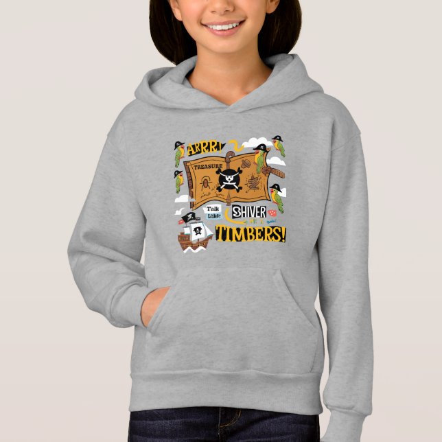 Prata som en pirat dag t shirt (Framsida)