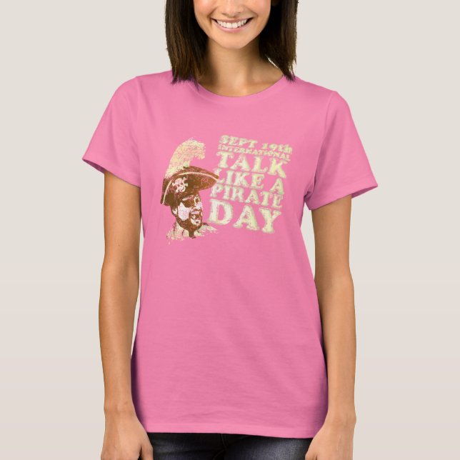 Prata som en pirat dag tee (Framsida)