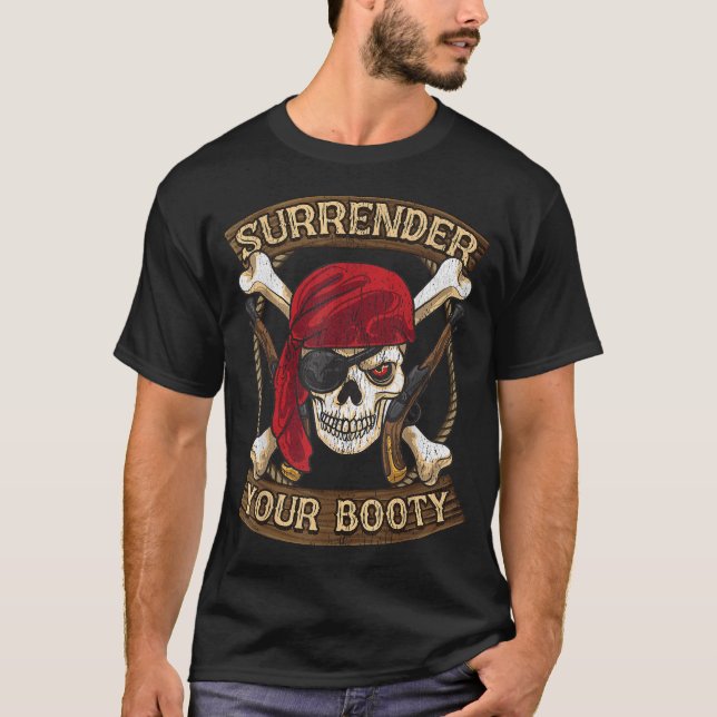 Prata som en pirat daglig överlämnande av din Boot T Shirt (Framsida)