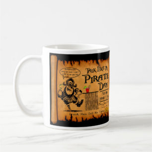 Prata som en pirat den dagrommuggen 2008 kaffemugg