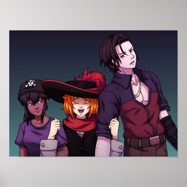 Prata som en pirat (ingen text) poster (Framsidan)