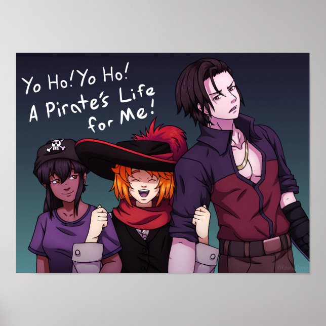 Prata som en pirat poster (Framsidan)